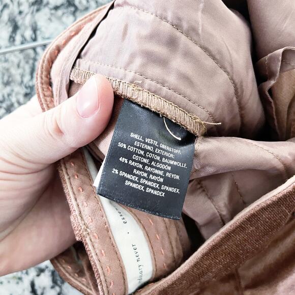 Anthropologie The Essential Velvet Slim Trousers - Picture 8 of 9